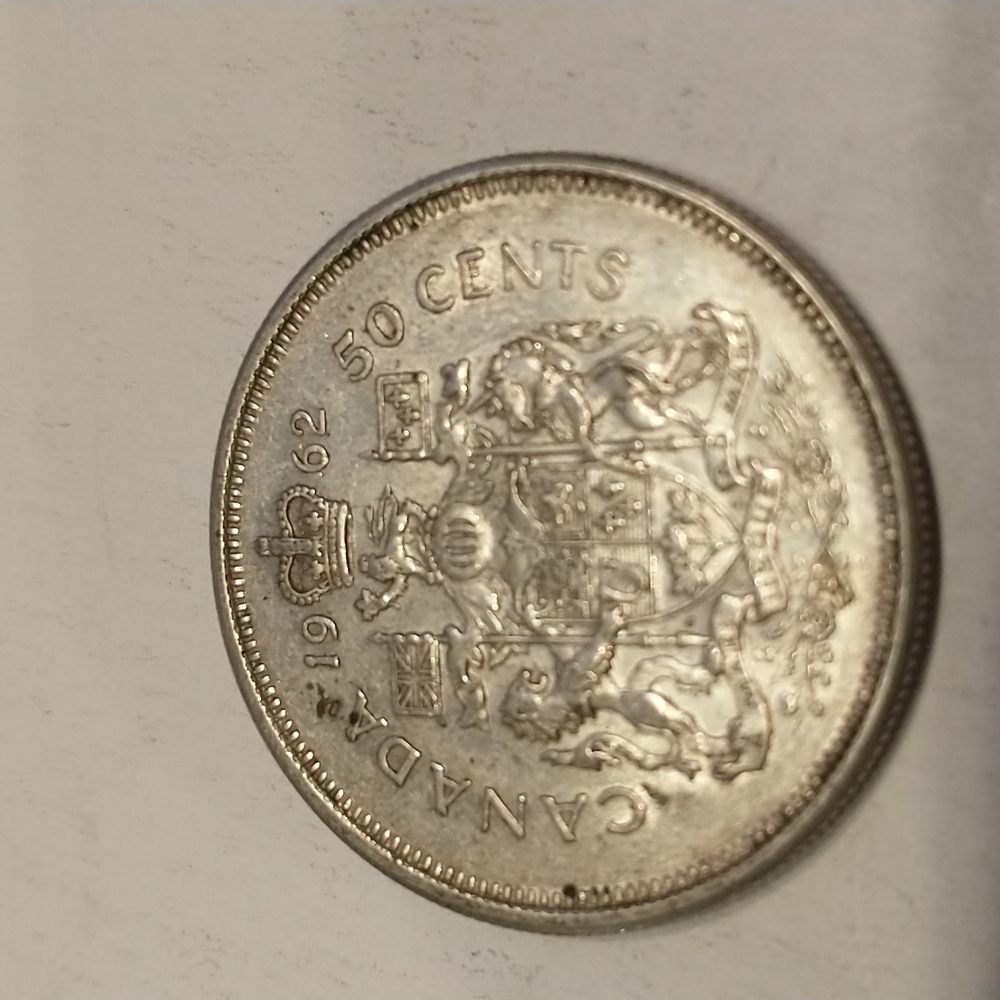 1962 Canadian Silver half dollar